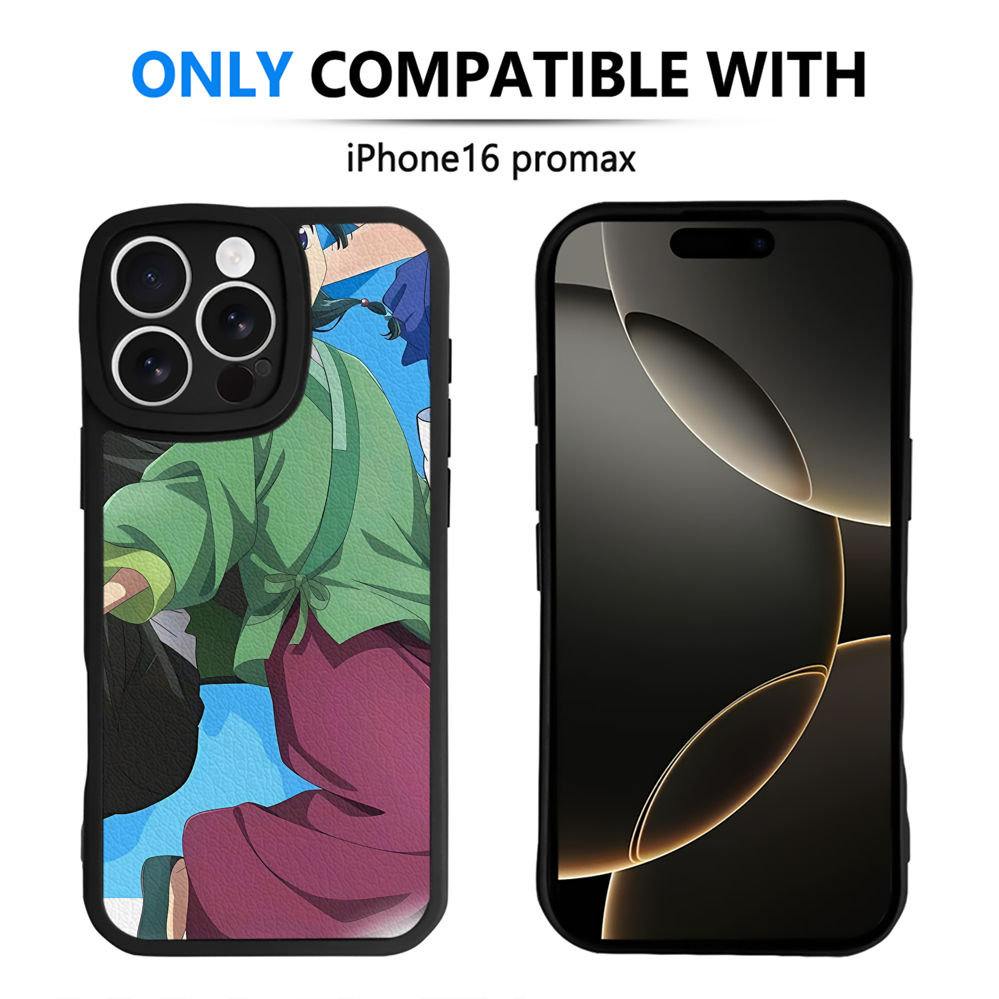 薬屋のひとりごと The Apothecary Diaries 【iPhone 16シリーズ対応】シリコンスマホケース（レザー調） 材質：シリコン